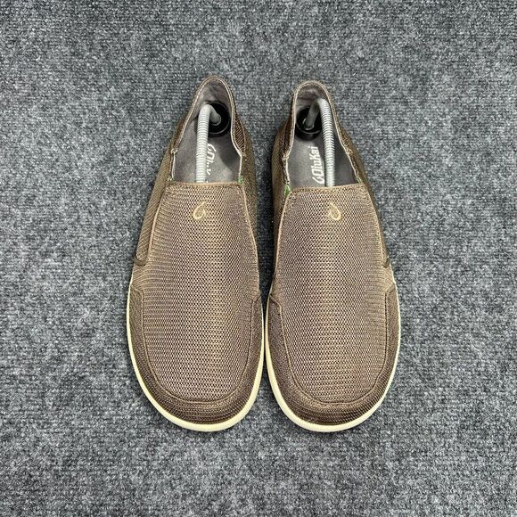 OluKai Nohea Mesh Shoes Men\'s Size 12 Brown Convertible‎ Slip On Comfort Loafers main image 12